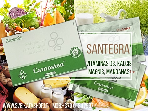camosten-vitaminas-d3-kalcis-magnis-manganas-santegra-sanariams-kaulams